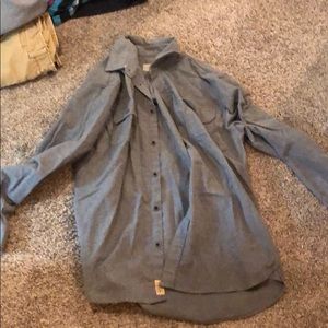 Flannel material long sleeve